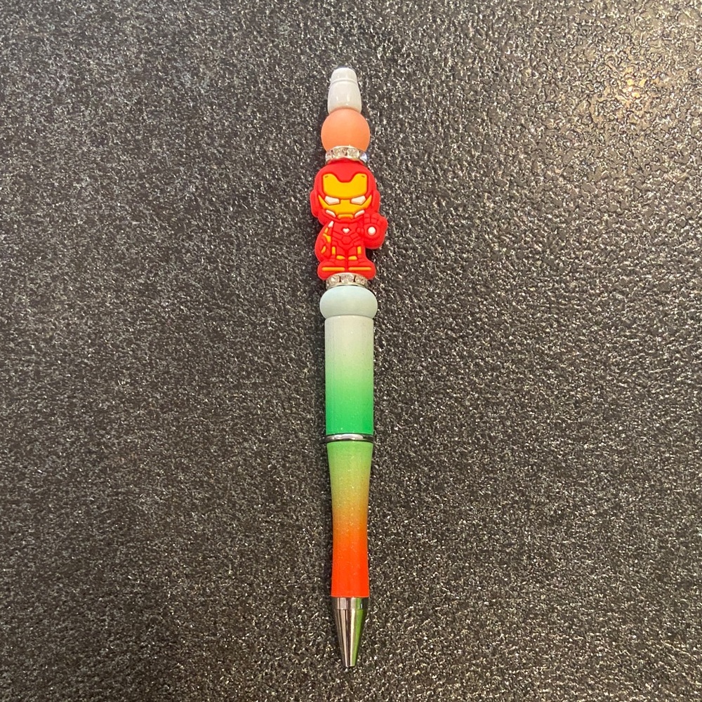 🍭Marvel Ironman beadable pen